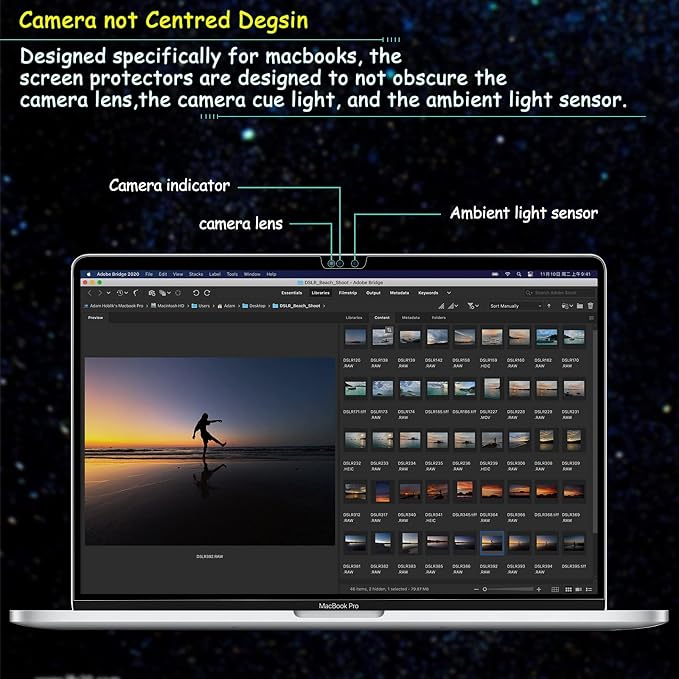 for Macbook Air Screen Protector 13 inch 2021 Anti-Glare Anti-Blue Light Screen - Image 3
