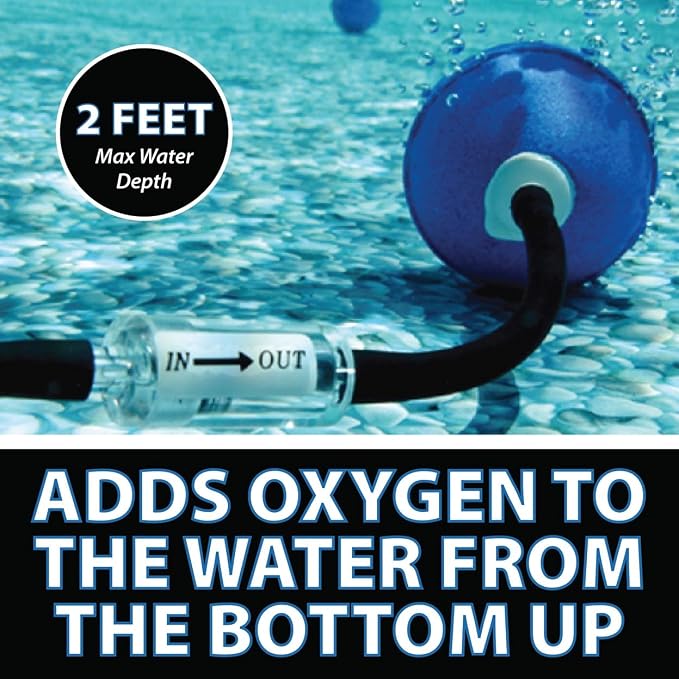 CrystalClear PondAir 2, Complete Aeration Kit, Whisper Quiet Water Garden - Image 3