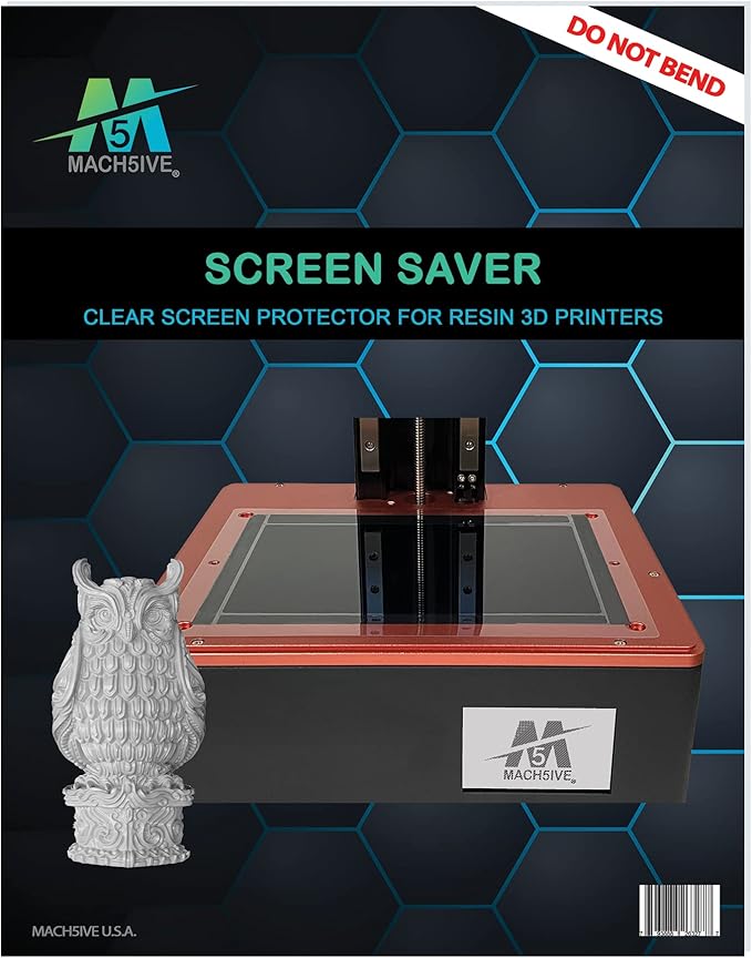 ZeroBubble Screen Saver for Photon M3 Max Resin 3D Printer by Mach5ive