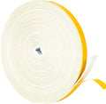 Yotache White Thin Weather Stripping 1/2" x1/16, Foam Gasket Seal Tape by yotache