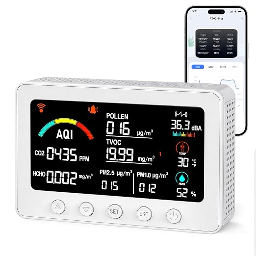 AIRNERGY 12-in-1 Air Quality Monitor Indoor by Unknown