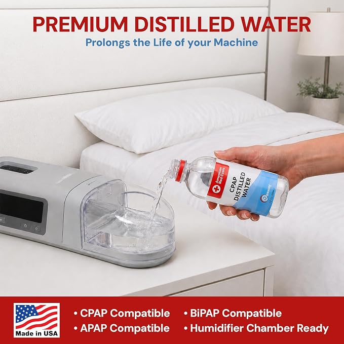 Resway American Red Cross CPAP Distilled Water Travel Bottles - Image 5