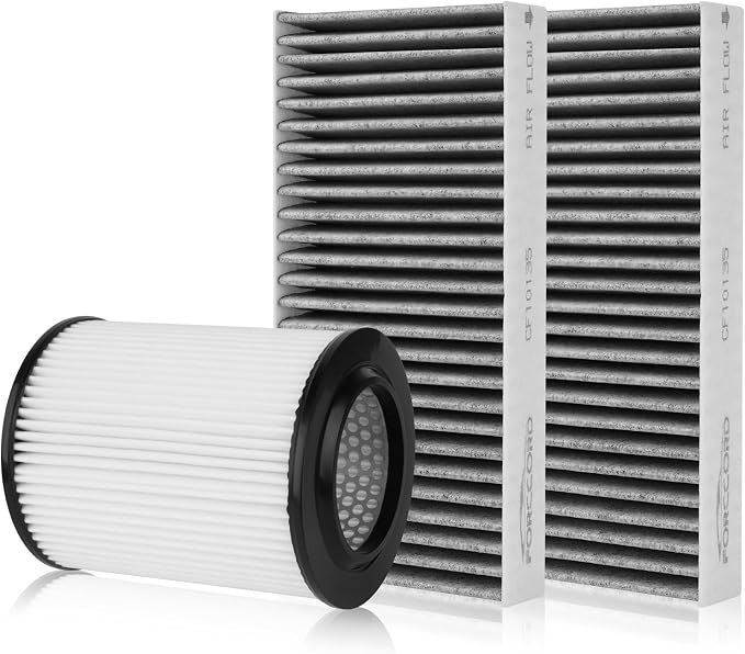Cabin & Engine Air Filter Fit for Honda Civic 2002-2005, CR-V 2002-2006 by Forccord