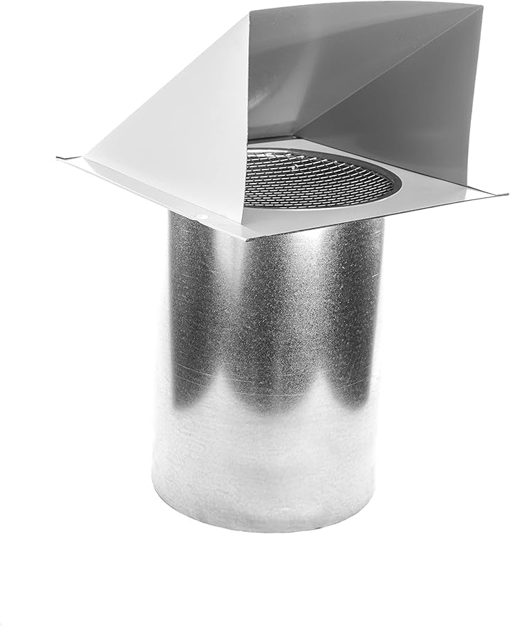 FAMCO Galvanized Steel Hooded Wall Vent - Image 2