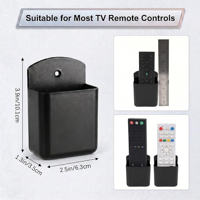 2 PCS Remote Control Holder Wall Mount, TV Air Conditioner Remote Control Holder - Image 3