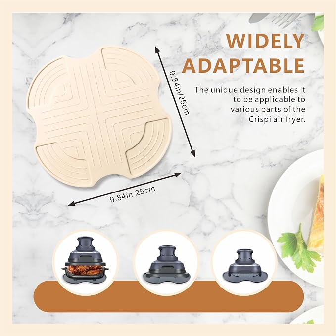 Silicone Heat Resistant mat for Ninja Crispi Air Fryer, Heat-Insulating - Image 3