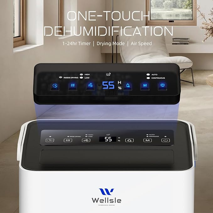 4500 Sq.ft Dehumidifier for Basement and Garage, 80 Pints Home Dehumidifier - Image 5
