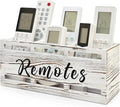 Remote Control Holder for Wall Bedside Organizer Wooden Remote Caddy Control by Hilislog