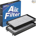 2-Pack Cabin Air Filter Fits for 2007-2019 BMW X5, 2008-2019 BMW X6 Activated by Forccord
