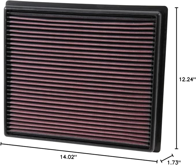K&N High-Flow Original Lifetime Engine Air Filter: Increase Power: Premium - Image 12
