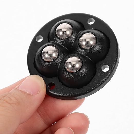 Ipetboom 4pcs Self-Adhesive Furniture Casters 360° Swivel Ball Bearing Wheels - Image 3