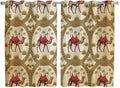 2 Panel Kitchen Cafe Curtains, Window Decor Tier Curtains by Hokiten