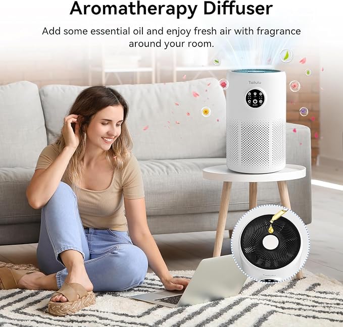 Air Purifiers for Home Up to 1360 Ft², Tailulu HEPA Air Purifiers for Bedroom - Image 7