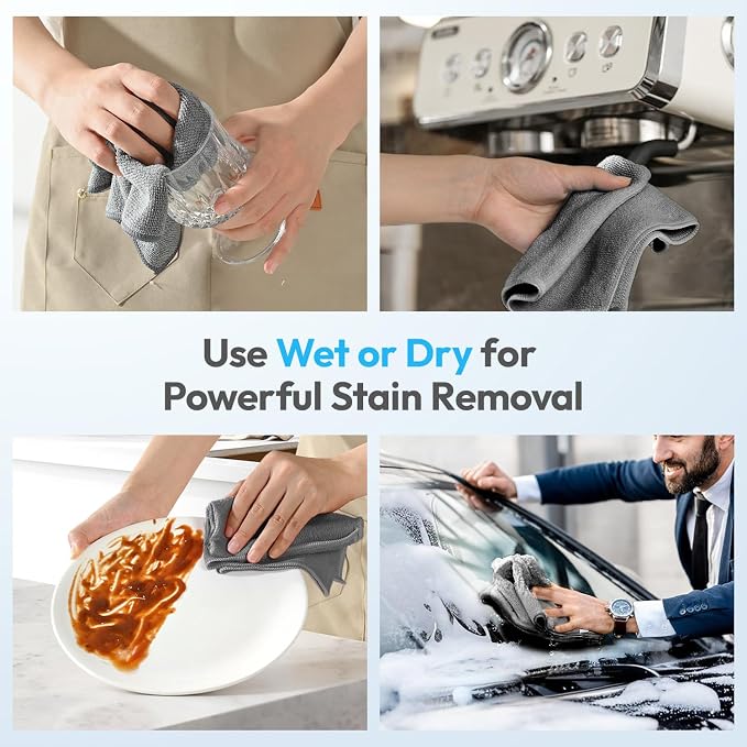 Microfiber Towels for Cars, 24 Pack - Image 4