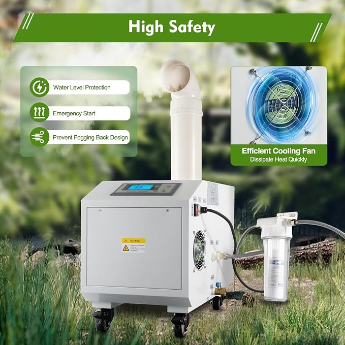 Agricultural Ultrasonic Humidifier, 3kg/h Fog Output Commercial Humidifier - Image 7