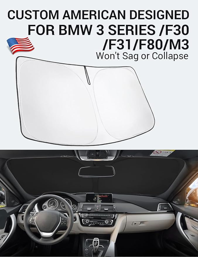 Proadsy 2026 Upgrade Front Windshield Sun Shade Foldable Sunshade Protector - Image 2