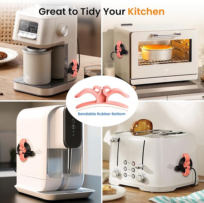 Cord Organizer for Appliances, Air Fryers – Tidy Kitchen Counter Cord Management - Image 5