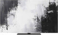 Abstract Black White Gradient Indoor TV Cover, Elastic TV Screen Protector by Unknown