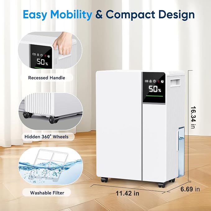 2500 Sq.Ft Dehumidifier for Basement - Image 9