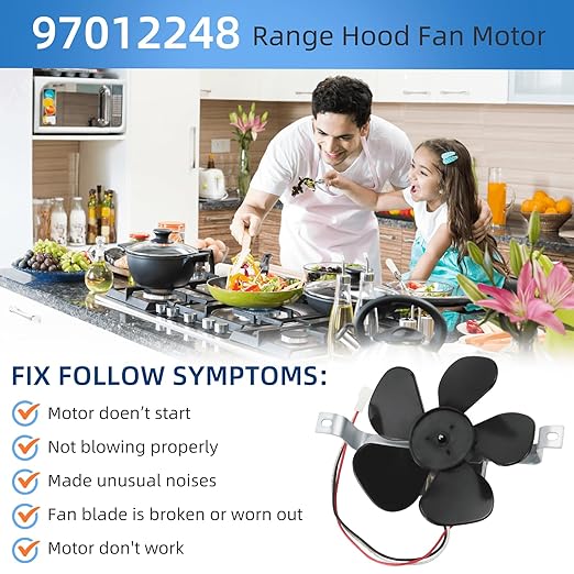 S97012248 97012248 Range Hood Fan Motor BP17 Replacement Part fit - Image 6