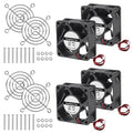 UMLIFE 4PACK 60mm x 60mm x 25mm 24V Dual Ball Bearings DC Brushless Cooling Fan by UMLIFE