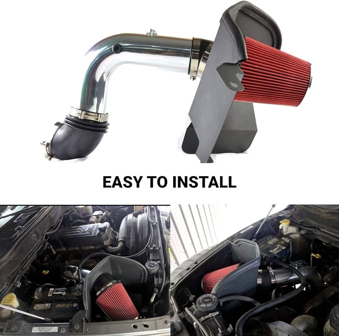4 Inch Intake Pipe Perfit Formance Cold Air Intake Induction Kit - Image 6