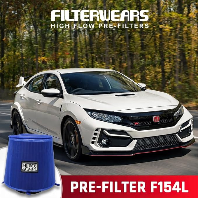 FILTERWEARS F154L Universal Water Repellent Cold Air Intake Pre-Filter - Image 2