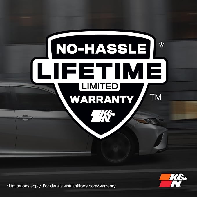 K&N High-Flow Original Lifetime Engine Air Filter: Increase Power: Premium - Image 11