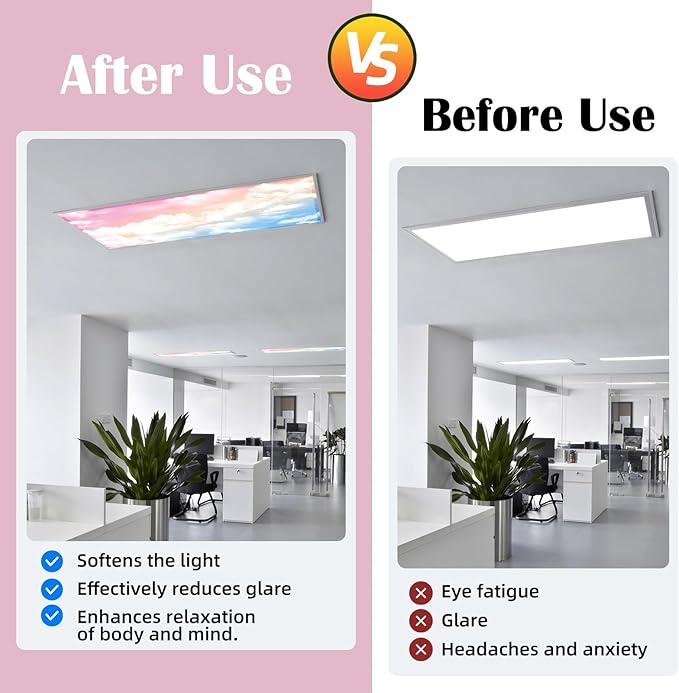 ANGSYLTH 8 Pcs Fluorescent Light Covers - Image 4