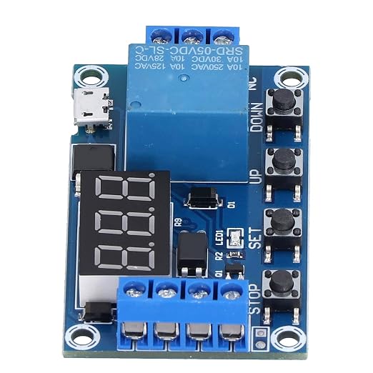 Timer Relay Module with One Way Trigger Cycle and Timing Delay Switch, - Image 9