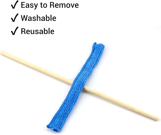 12 Pcs Microfiber Detail Duster Sticks Crevice Cleaning Brush Microfiber Stick - Image 3