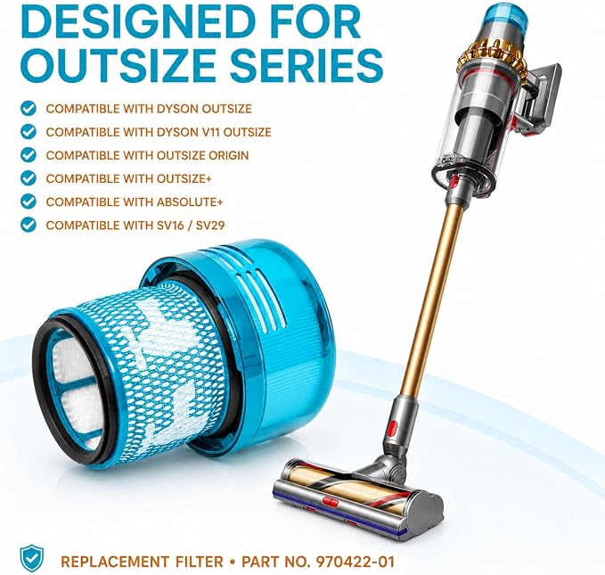 Dyson Outsize Filter, Dyson Outsize Origin, Outsize +, Absolute +, Dyson V11 - Image 5