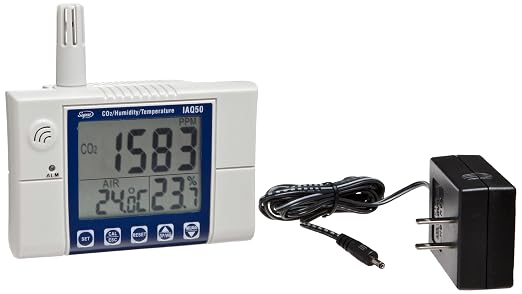 Supco IAQ50 CO2 Carbon Dioxide Meter Indoor Air Quality Monitor Temperature and by Supco