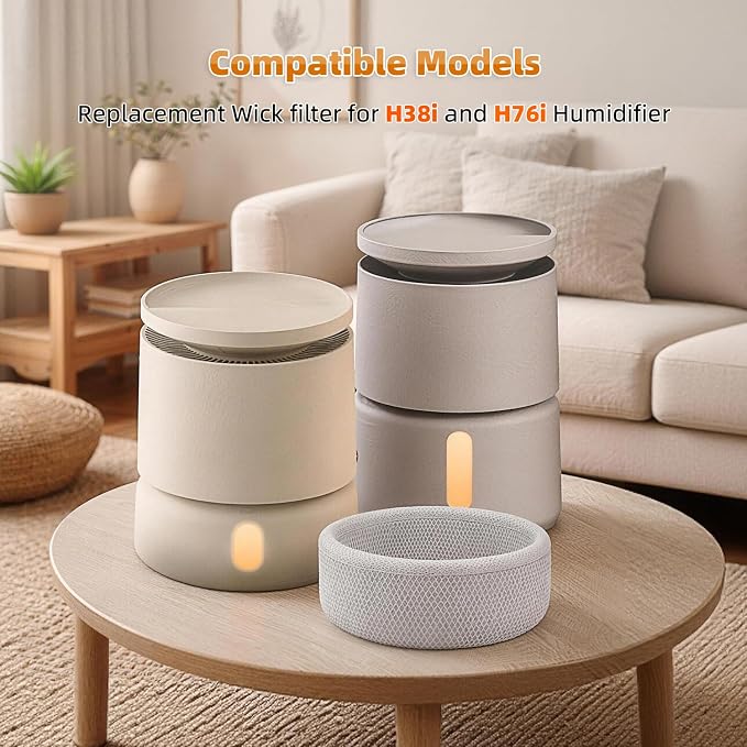 2 Pack Room Humidifier Wick Filter Replacement Compatible - Image 2