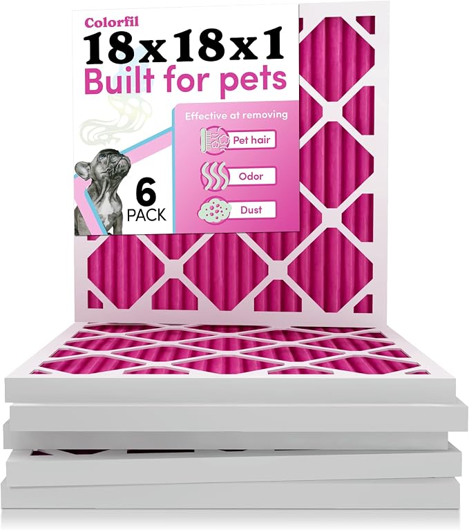 18x18x1 Air Filter by Colorfil | Color Changing Filters by ColorfilAirFilters