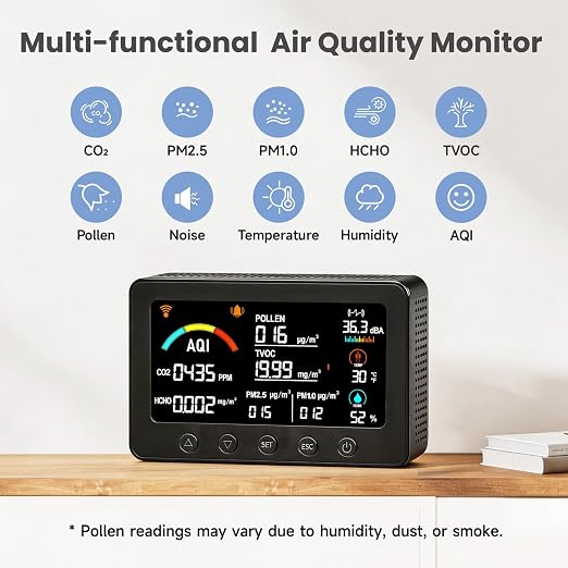 AIRNERGY 12-in-1 Air Quality Monitor Indoor - Image 2