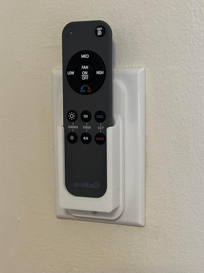 Wall Mount Holder for Remote Control REM-ARTC-1, REM-ARTC-2 Artika Ceiling Fans - Image 6