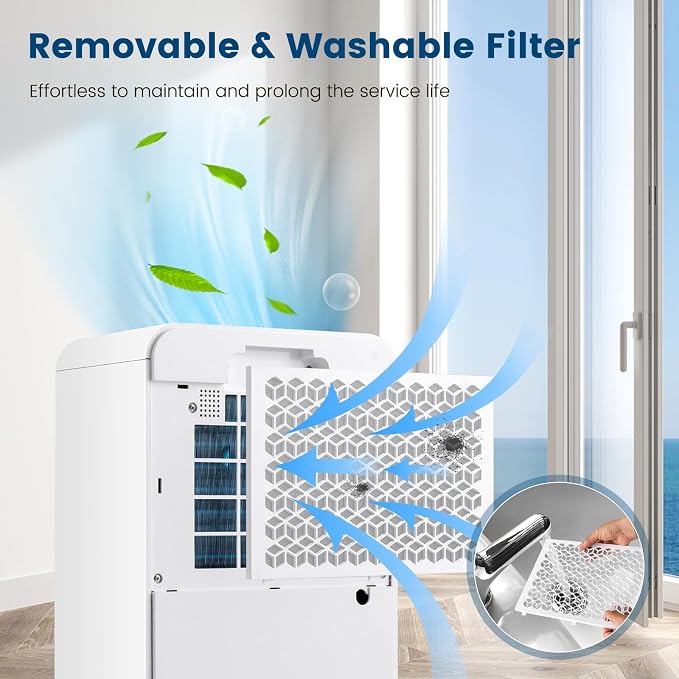 COSTWAY 2500 Sq. Ft Dehumidifier - Image 9
