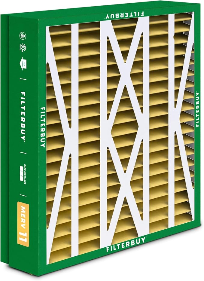Filterbuy 21x23.5x5 Air Filter MERV 11 Superior Pet & Allergy Defense, Pleated - Image 8