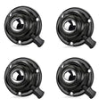 Self Adhesive Caster Wheels Low Profile Swivel Universal Steel Ball Rollers | by Luxinika