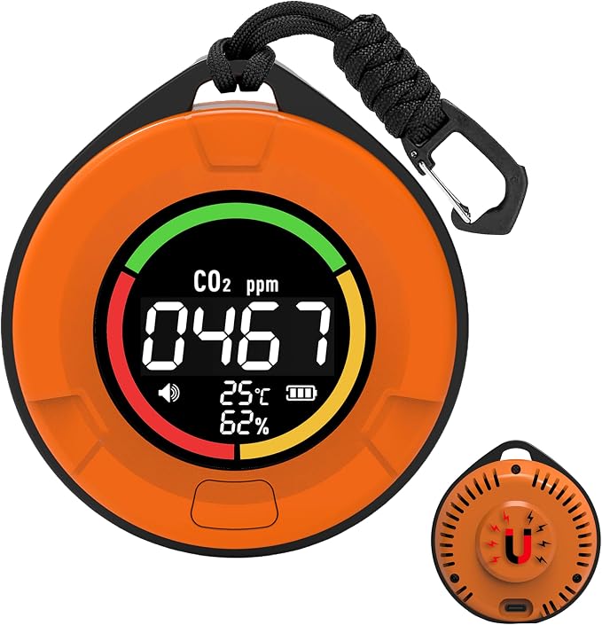 Portable CO2 Detector, Indoor Air Quality Monitor - Image 9