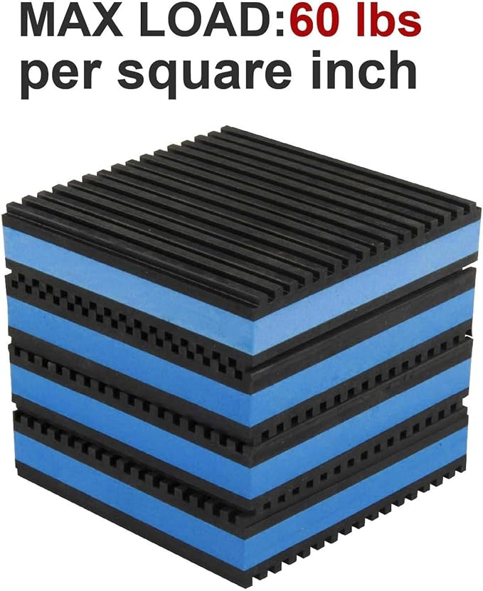 LBG Products Rubber Anti-Vibration Isolation Pads, Compressors, Treadmills etc - Image 4
