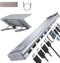 M94 Laptop Docking Station Stand 3 Monitors, 10 in 1 USB C Hub Triple 4K@60Hz by Umaniy