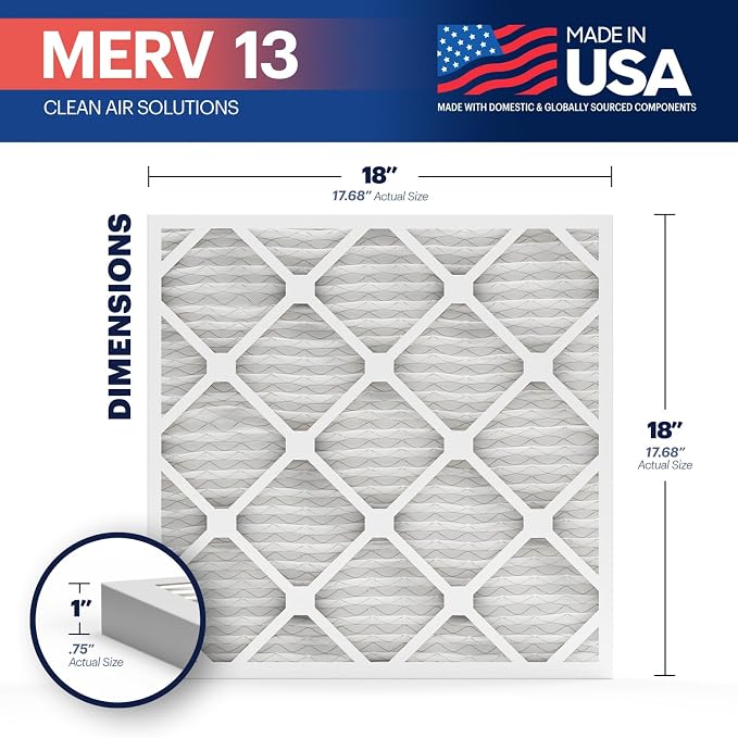 BNX TruFilter 18x18x1 Air Filter MERV 13 - Image 2