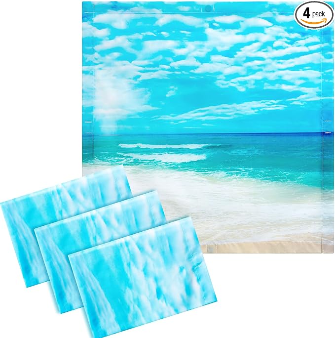 VIHOSE 4 Pcs 2 x 2 Feet Fluorescent Light Covers by VIHOSE