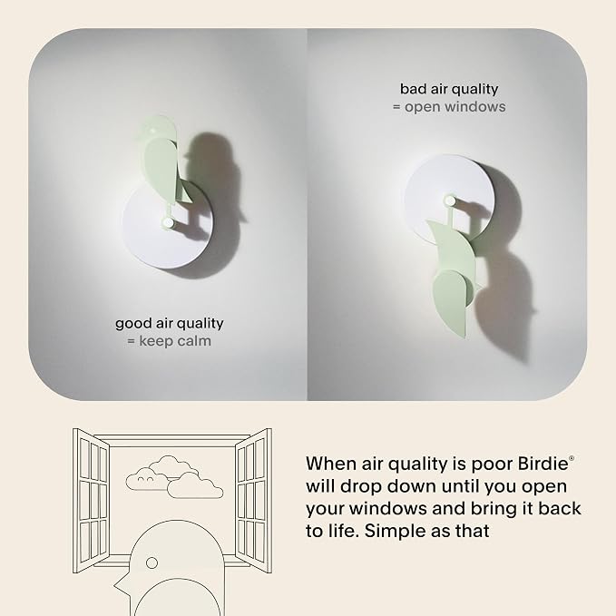 Birdie 2.0 - Design Indoor CO2 Monitor - Air Quality Monitor & CO2 Sensor - Image 3