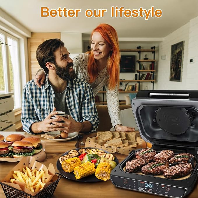 Air Fryer Liners Disposable for Ninja: 150pcs Air Fryer Parchment Paper Liners - Image 7