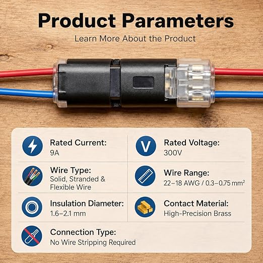 Double Wire Plug in Connector - Image 3
