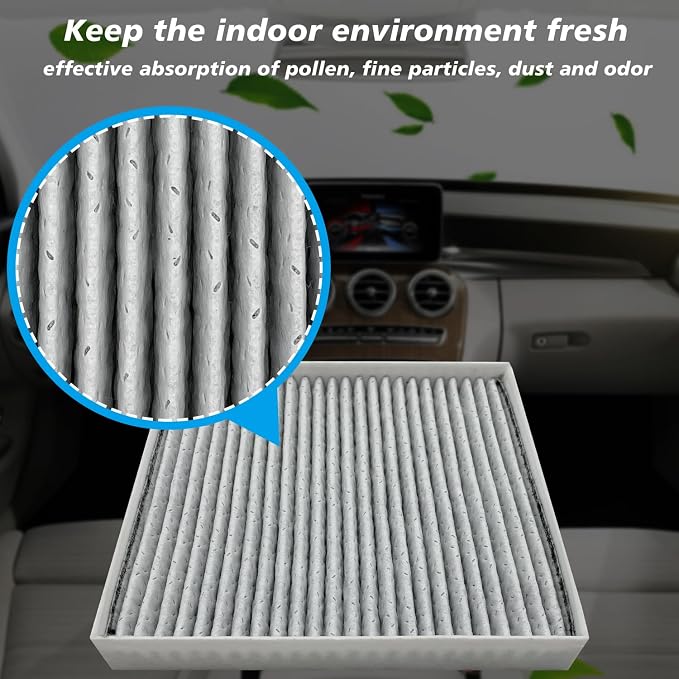 Cabin Air Filter JM310 Fits for 2018-23 Kona, 2022-23 Kona N, 2016-21 Tucson - Image 3