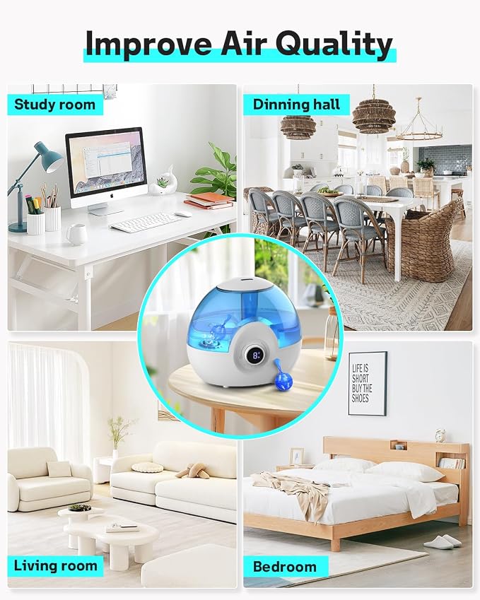 Leemone Humidifier Cleaner 20 Pack, Demineralization Cleaning Ball, Works in - Image 7